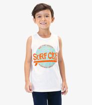 Regata Infantil Masculina Surf Rovi Kids Branco - Rovitex Kids