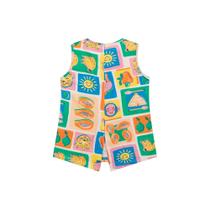 Regata Infantil Menina Em Cotton, Detalhes Nas Costas - Off-White Regata Infantil Menina Em Cotton, Detalhes Nas Costas - Off-White