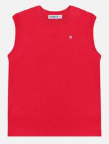 Regata Infantil Menino Básica Vermelho Divertto Regata Infantil Menino Básica Vermelho Divertto