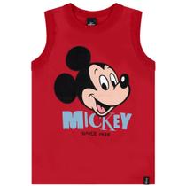 Regata Infantil Menino Mickey Em Algodão Walwee 122904