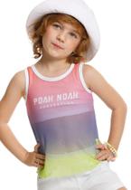 Regata Infantil Tule Estampado Poah Noah