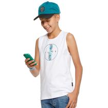 Regata Infantil VLCS Folhas Regata Infantil VLCS Folhas