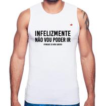 Regata Infelizmente não vou poder ir - Foca na Moda