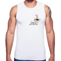 Regata Já tomei muitas dores, agora só quero café - Foca na Moda