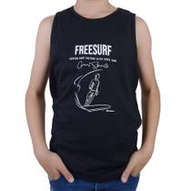 Regata Juvenil Masculina FreeSurf Surfer Preta - 130601