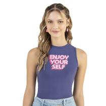Regata Juvenil MOD.ME em Cotton na cor Roxo Regata Juvenil MOD.ME em Cotton na cor Roxo