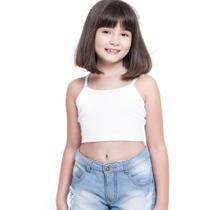 Regata Kids Cropped Listrada - OFF WHITE - 16 - FANYLAND Regata Kids Cropped Listrada - OFF WHITE - 16 - FANYLAND