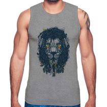 Regata Leão Reggae - Foca na Moda Regata Leão Reggae - Foca na Moda