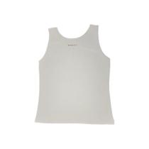 Regata listrada, basic+, em malha poliester com viscose e elastano, ref b973 na cor off white g Regata listrada, basic+, em malha poliester com viscose e elastano, ref b973 na cor off white g