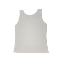 Regata listrada, basic+, em malha poliester com viscose e elastano, ref b973 na cor off white p