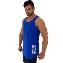 Regata Longline Estampa Lateral Masculina MXD Conceito Hardcore Style