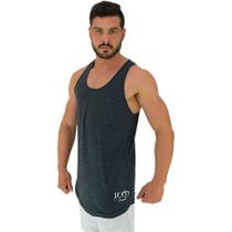 Regata Longline Estampa Lateral Masculina MXD Conceito Logo Clássico