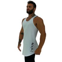 Regata Longline Estampa Lateral Masculina MXD Conceito Logo Vertical