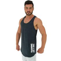 Regata Longline Estampa Lateral Masculina MXD Conceito Training Like a Bull