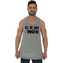 Regata Longline Estampada Masculina MXD Conceito All We Have is Now Regata Longline Estampada Masculina MXD Conceito All We Have is Now