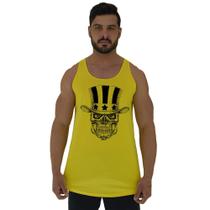 Regata Longline Estampada Masculina MXD Conceito Caveira com Cartola
