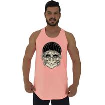 Regata Longline Estampada Masculina MXD Conceito Old Skull