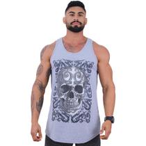 Regata Longline Masculina Limitada MXD Conceito Skull Dragon