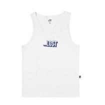 Regata Lost Fresh Start Masculina Branco Regata Lost Fresh Start Masculina Branco