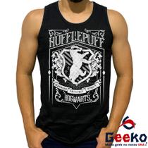 Regata Lufa Lufa 100% Algodão Harry Potter Hogwarts Hufflepuff Camiseta Regata Geeko 06