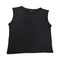 Regata machao basic+ em malha algodao preta m Regata machao basic+ em malha algodao preta m