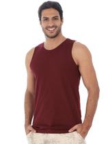 Regata Machão Masculina Algodão Lisa Anistia Vinho