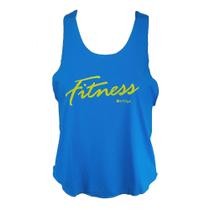 Regata Machão Trinys Básica Azul A-156 Feminina Regata Machão Trinys Básica Azul A-156 Feminina