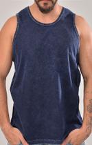 Regata Marmorizada Marinho - Alta Qualidade em Algodão 100% - Estilo Minimalista e Conforto Sob Medida Regata Marmorizada Marinho - Alta Qualidade em Algodão 100% - Estilo Minimalista e Conforto Sob Medida