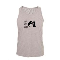 Regata Masculina Algodão Aikido 3 Estampada Verão Moderna Regata Masculina Algodão Aikido 3 Estampada Verão Moderna