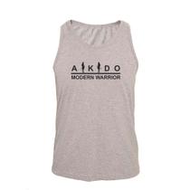 Regata Masculina Algodão Aikido Modern Estampada
