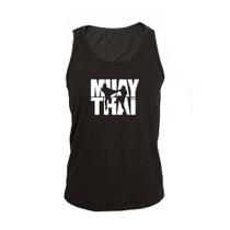 Regata Masculina Algodão Muay Thai 2 Estampada Verão Moderna