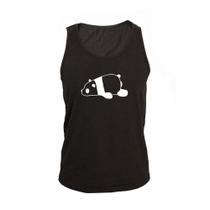 Regata Masculina Algodão Panda 1 Estampada Verão Moderna