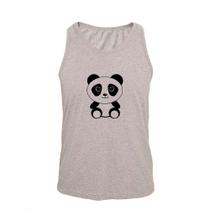 Regata Masculina Algodão Panda 3 Estampada Verdão Moderna
