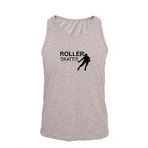 Regata Masculina Algodão Roller Skates Estampada Verão