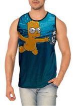 Regata Masculina Bart Blusa De Praia Simpsons 185 Regata Masculina Bart Blusa De Praia Simpsons 185