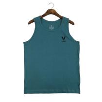 Regata Masculina Básica Beach Vibes Verde Mar Regata Masculina Básica Beach Vibes Verde Mar
