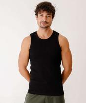 Regata Masculina Básica Canelada MR-54010