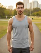 Regata Masculina Básica Corte Amplo Detalhes Viés Settpoint