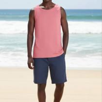 Regata Masculina Básica Decote Redondo Em Algodão- Malwee