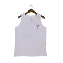 Regata Masculina Básica Logo Elements Branca