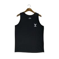 Regata Masculina Básica Logo Elements Preta Regata Masculina Básica Logo Elements Preta