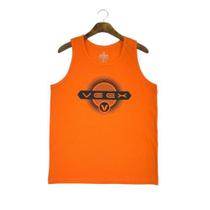 Regata Masculina Básica Logo Essentials Laranja Regata Masculina Básica Logo Essentials Laranja