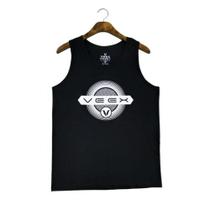 Regata Masculina Básica Logo Essentials Preta Regata Masculina Básica Logo Essentials Preta