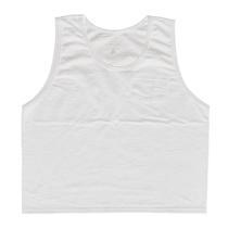 Regata Masculina Bolso Lisa Tecido Flame Algodão Poliéster Branca G Basic +