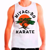 Regata Masculina Branca Cobra Kai 03 Regata Masculina Branca Cobra Kai 03