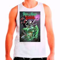 Regata Masculina Branca Rick and Morty 20