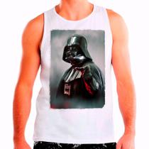 Regata Masculina Branca Star Wars Darth Vader 22