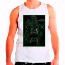 Regata Masculina Branca Xbox 02 - DESIGN CAMISETAS Regata Masculina Branca Xbox 02 - DESIGN CAMISETAS