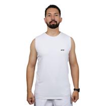 Regata Masculina Camiseta Masculina Fit Treino Corrida Academia Basica Para Ir A Praia Verão Tecido Com Elastano Fresco Sol