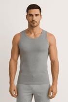 Regata Masculina Canelada Modelo Americano